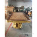 Classic Luxury wood dining table in dining tables set for 8 seats
